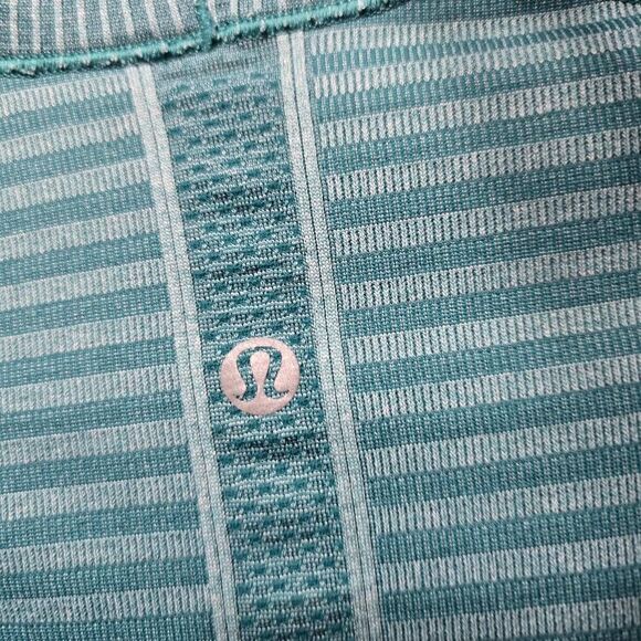 Lululemon Swiftly Tech Long Sleeve Crew Heathered Forage Teal Sz 6 - Picture 4 of 5